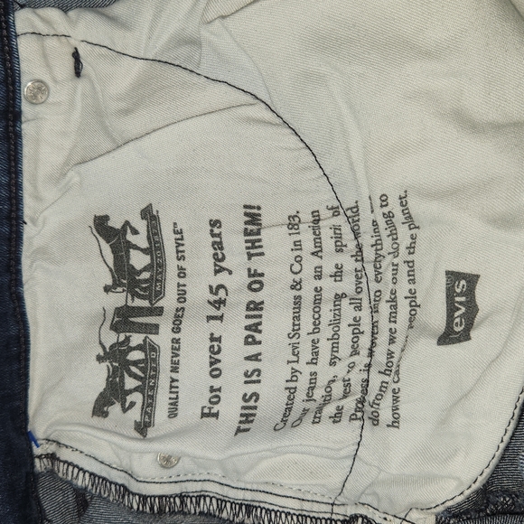 LEVI'S 541 MENS JEANS SIZE W36 L34 WASHED BLUE DENIM - Picture 6 of 9